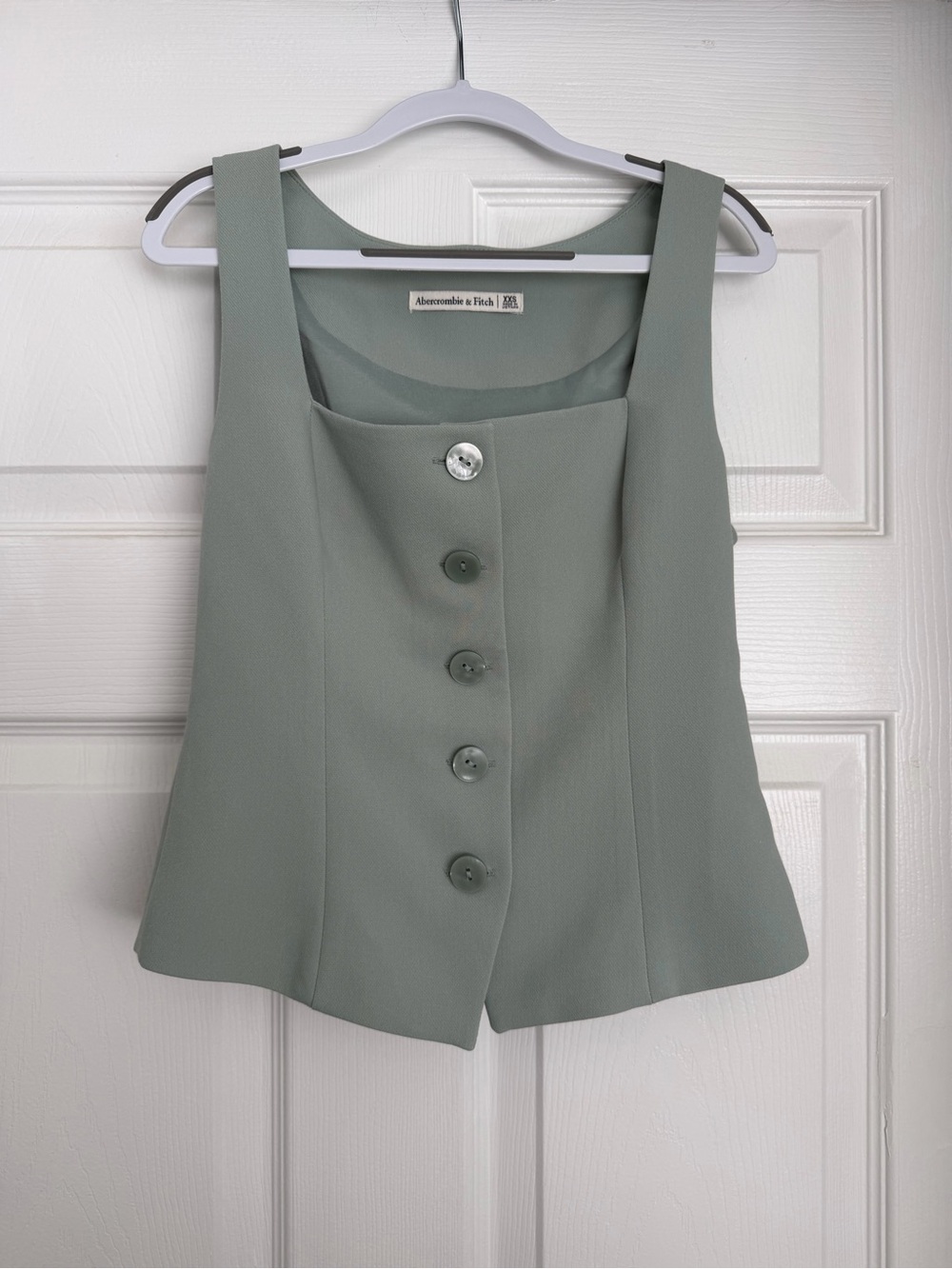 Abercrombie & Fitch Light Sage Green Vest